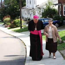 Bishop Zubik visits Mooncrest 